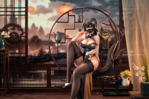 虾米大模王 夏芈「幸」相逢 旗袍 玄墨