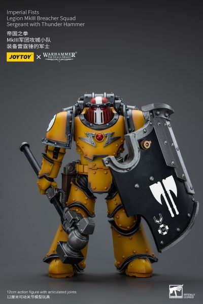 战锤:荷鲁斯之乱 帝国之拳 MkIII军团攻城小队 装备雷霆锤的军士