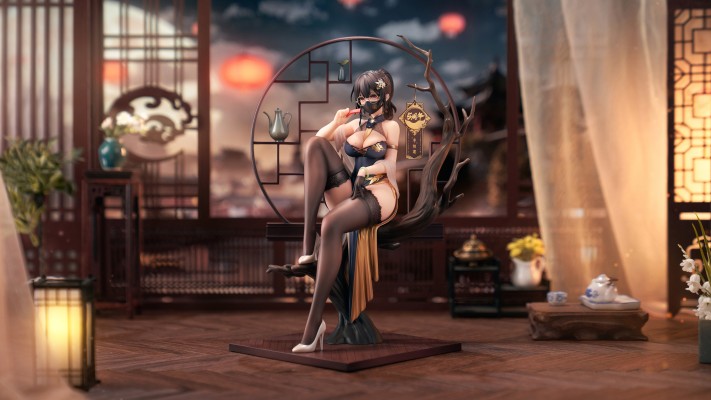 虾米大模王 夏芈「幸」相逢 旗袍 玄墨