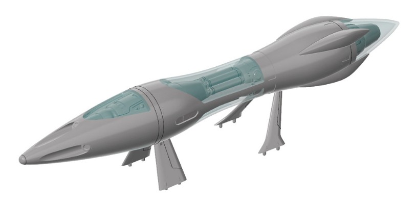 65885 超时空要塞系列 YF-19 附带高速装备＆折跃推进器