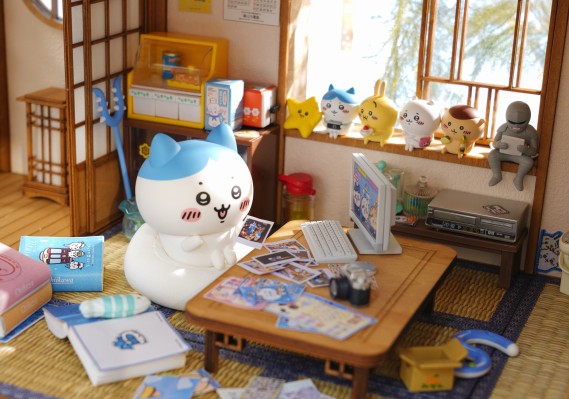 粘土人#2168 吉伊卡哇 哈奇猫