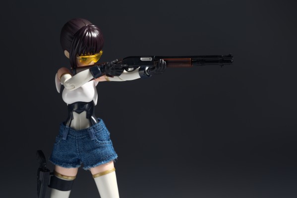 小军械库 LA055 M870霰弹枪 木柄样式