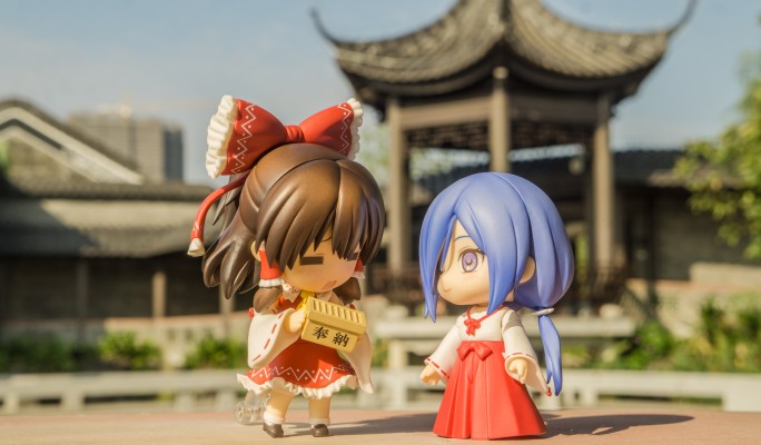 粘土人#1028 月影特工 源桃&Kamari&Monomi