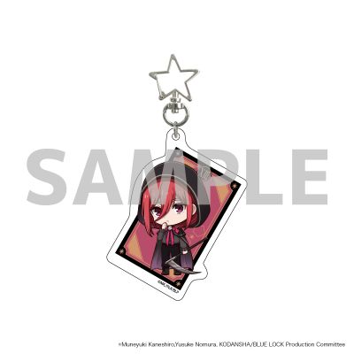 蓝色监狱 集换式星型扣亚克力挂件 塔罗牌01 Q版角色插画