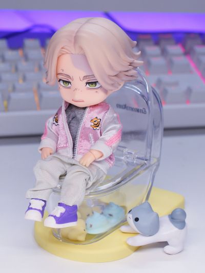 粘土娃 服装套组 棒球衫 粉色