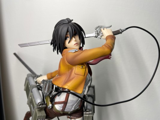 Hdge technical statue No.5 进击的巨人 三笠 训练兵团