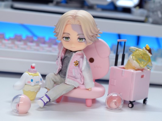 粘土娃 服装套组 棒球衫 粉色