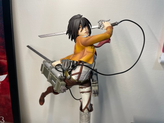 Hdge technical statue No.5 进击的巨人 三笠 训练兵团