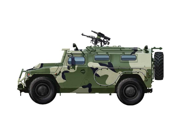 VS-008 俄罗斯GAZ 233115 “虎-M” 高机动装甲车特种作战型