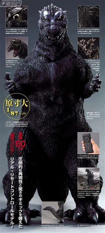 初代哥斯拉 遥控模型