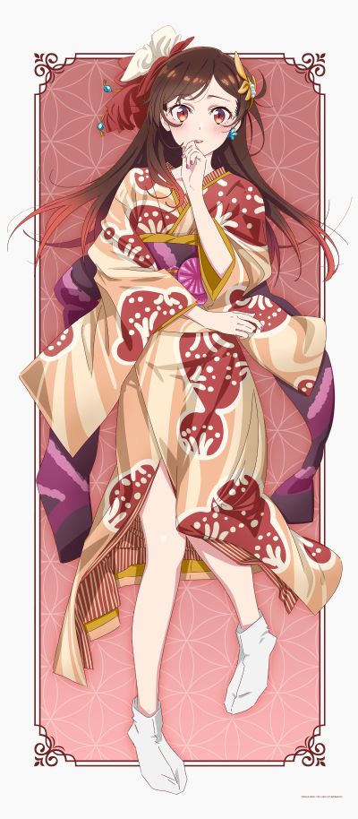 租借女友 第三季 原创插画 大号挂画 和服