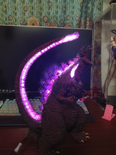 东宝30厘米系列 酒井裕司造型杰作 新·哥斯拉 哥斯拉 第四形态 觉醒款 哥斯拉商城限定版