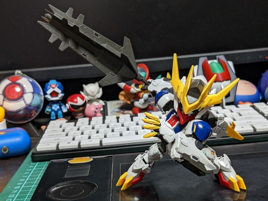 SD高达 Cross Silhouette 机动战士高达 铁血的奥尔芬斯 ASW-G-08高达・巴巴托斯 天狼座帝王形态