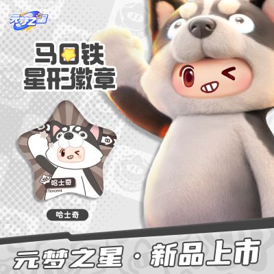 元梦之星 马口铁星形徽章