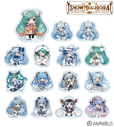 SNOW MIKU 2024 雪未来 集换式亚克力贴纸