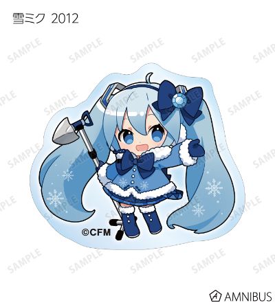 SNOW MIKU 2024 雪未来 集换式亚克力贴纸