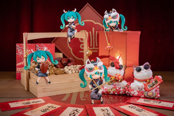 粘土娃 服装套组 裙装旗袍（熊猫/龙）