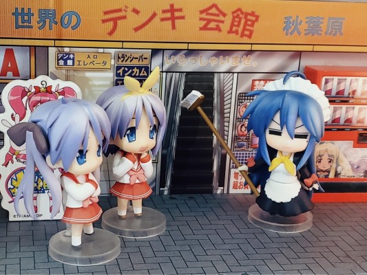 迷你黏土人 幸运星 柊镜 School Uniform 