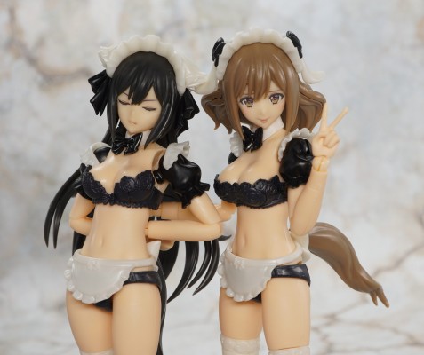 PLAMAX GP-07 罪姬 内衣素体娘 兰 与 洁莉 女仆版套装