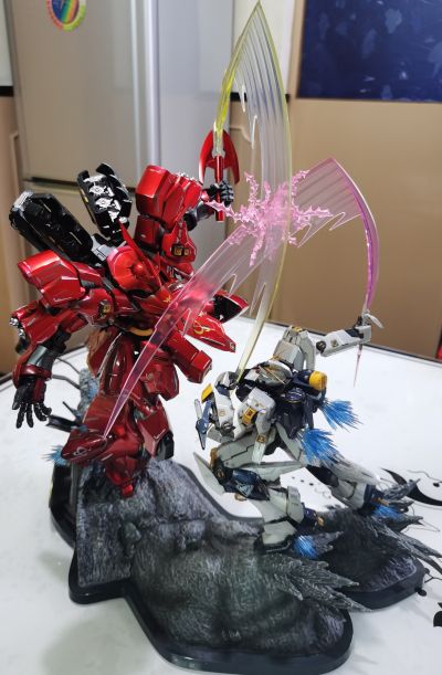 BNFIGURE DX 高达系列第二作 Nu高达大战沙扎比