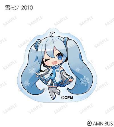 SNOW MIKU 2024 雪未来 集换式亚克力贴纸