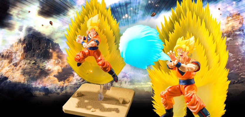 S.H.Figuarts 龙珠Z 超级赛亚人孙悟空特效配件包-瞬移龟派气功-