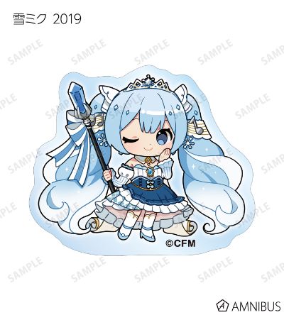 SNOW MIKU 2024 雪未来 集换式亚克力贴纸