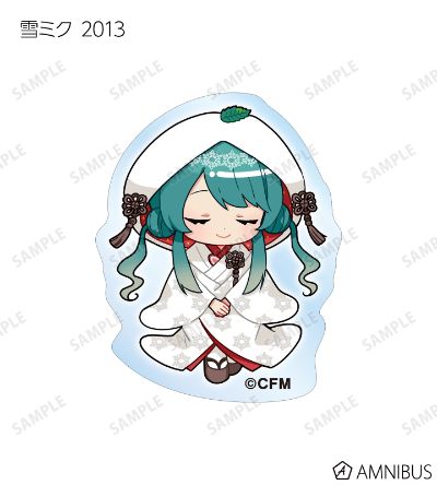 SNOW MIKU 2024 雪未来 集换式亚克力贴纸
