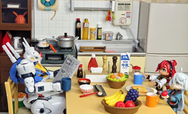 AQUA SHOOTERS 机动战士高达 水星的魔女 斯莱塔+米奥莉奈