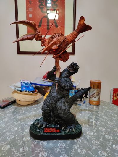 著名造形师系列 南海大决斗 大海凯歌 哥斯拉大战伊比拉套装