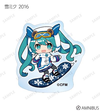 SNOW MIKU 2024 雪未来 集换式亚克力贴纸
