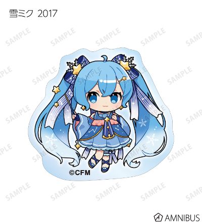 SNOW MIKU 2024 雪未来 集换式亚克力贴纸