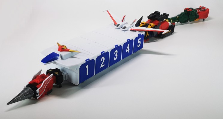 SMP [SHOKUGAN MODELING PROJECT] 勇者特急 凯撒车厢+暴风动轮剑