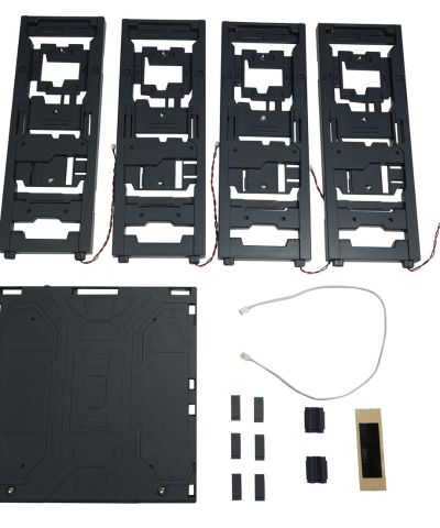 LED拼装机库底座（预涂装款） 黑蓝色