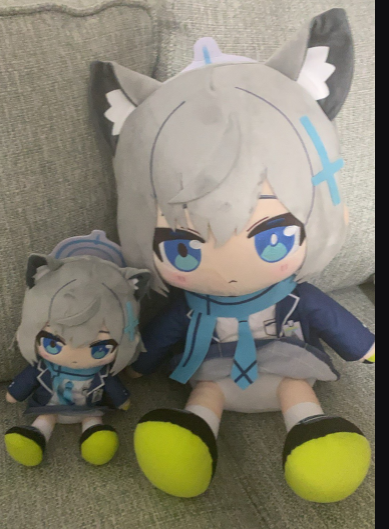 Chocopuni 蔚蓝档案 大号毛绒玩偶 砂狼白子