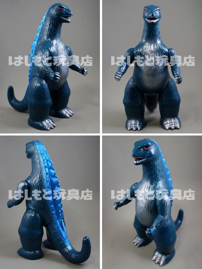 经典哥斯拉450 昭和形象版 （黑红眼）桥本玩具店限定