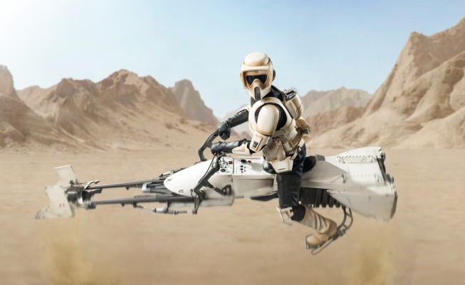 TMS017 曼达洛人 侦察士兵 ＆ 飞行摩托