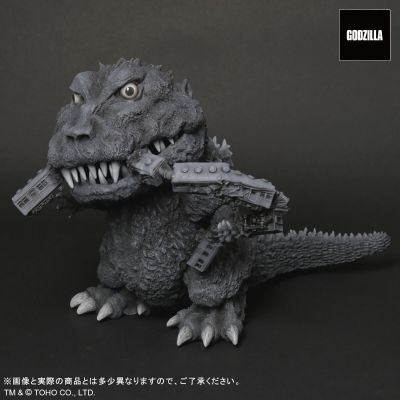 巨型系列×Q版拟真 哥斯拉（1954）黑白配色版