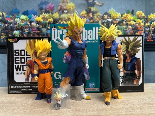 SOLID EDGE WORKS-出阵系列-11 龙珠Z 银河最强战士 B款 超级赛亚人特兰克斯