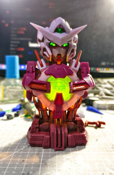 机动战士高达 机动战士胸像05 能天使高达（Trans-AM配色）