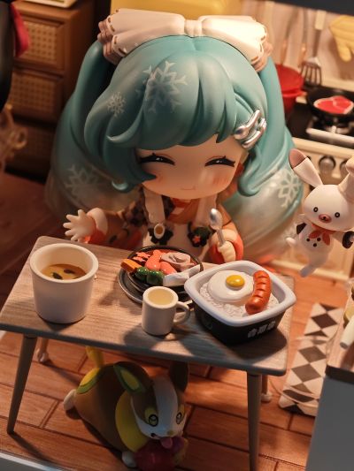 粘土人#2339 初音未来系列 雪未来 冬天的佳肴