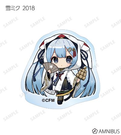 SNOW MIKU 2024 雪未来 集换式亚克力贴纸