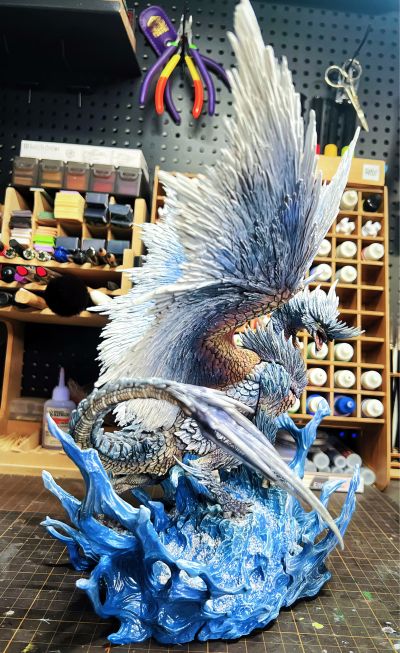 怪物猎人 冰咒龙 冰冰子cfb重涂