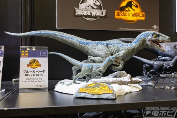 1/8比例 侏罗纪世界3 迅猛龙 布鲁+贝塔  模型套件
