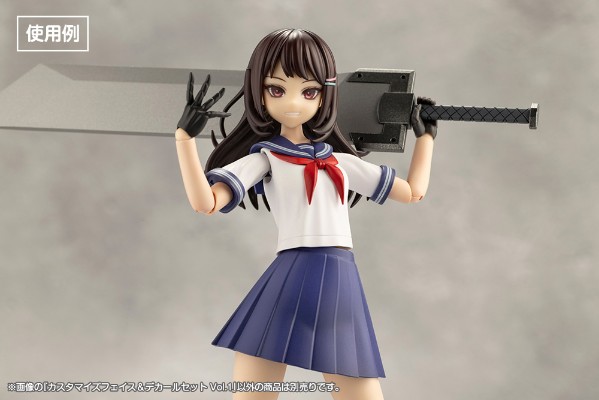 创彩少女庭园 自定义替换脸 + 表情印花 套装