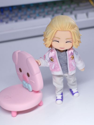 粘土娃 服装套组 棒球衫 粉色