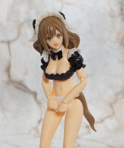 PLAMAX GP-07 罪姬 内衣素体娘 兰 与 洁莉 女仆版套装