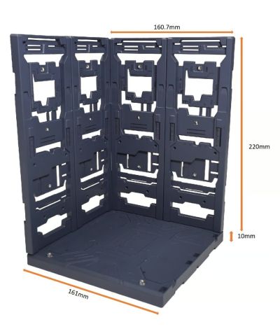 LED拼装机库底座（预涂装款） 黑蓝色