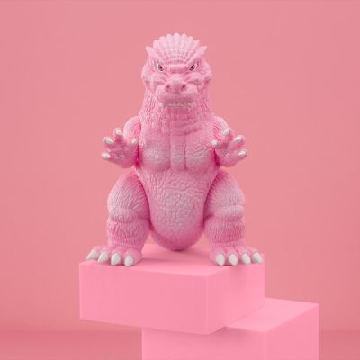 哥斯拉 软胶 粉色