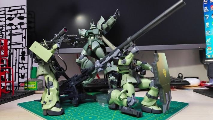 ROBOT魂 ＜机动战士系列＞    MS-06F 扎古Ⅱ（炮手专用） 剧中版